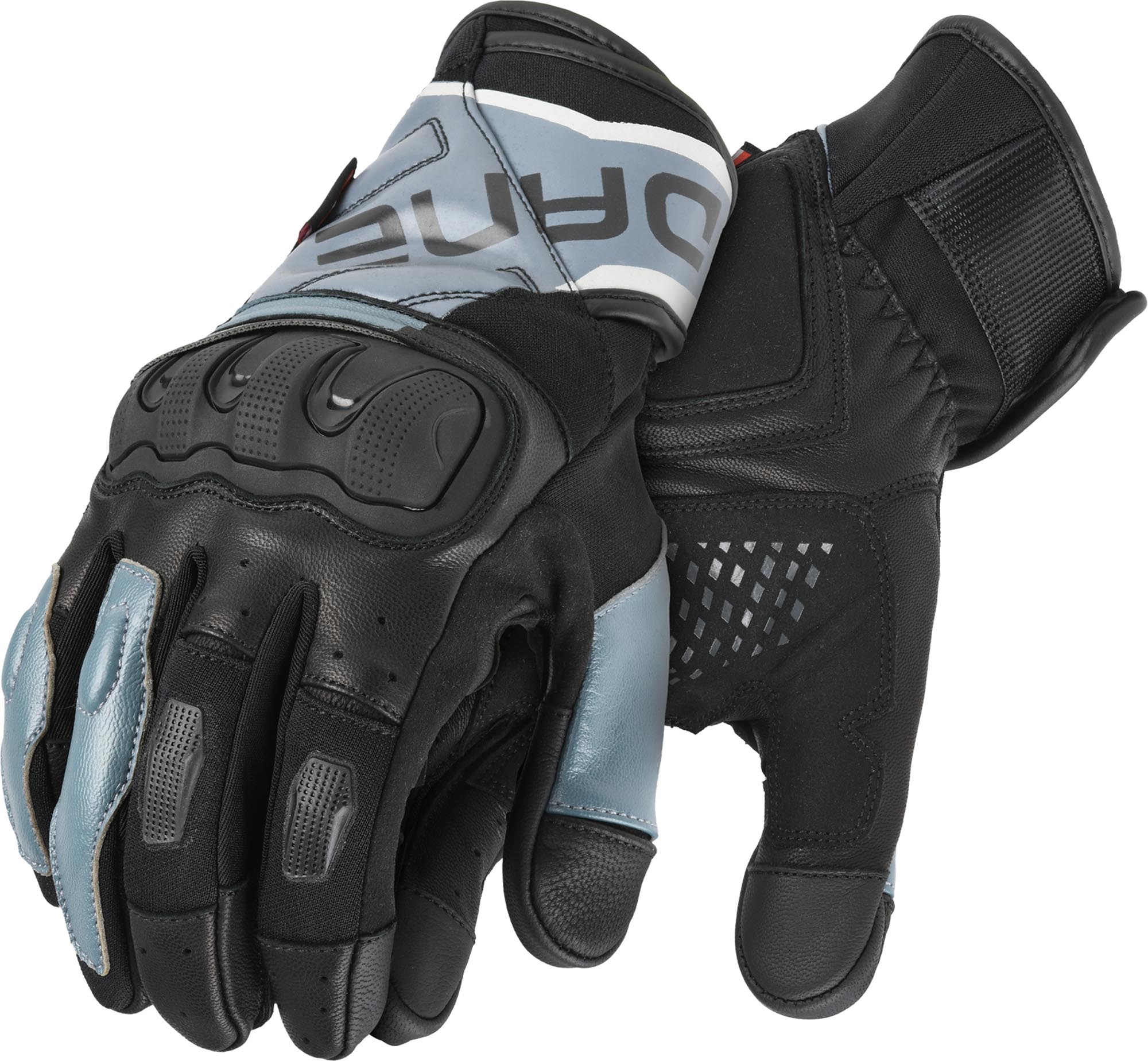 DANE Vidar Motorrad Handschuhe schwarz/grau 4XL Abbildung 1