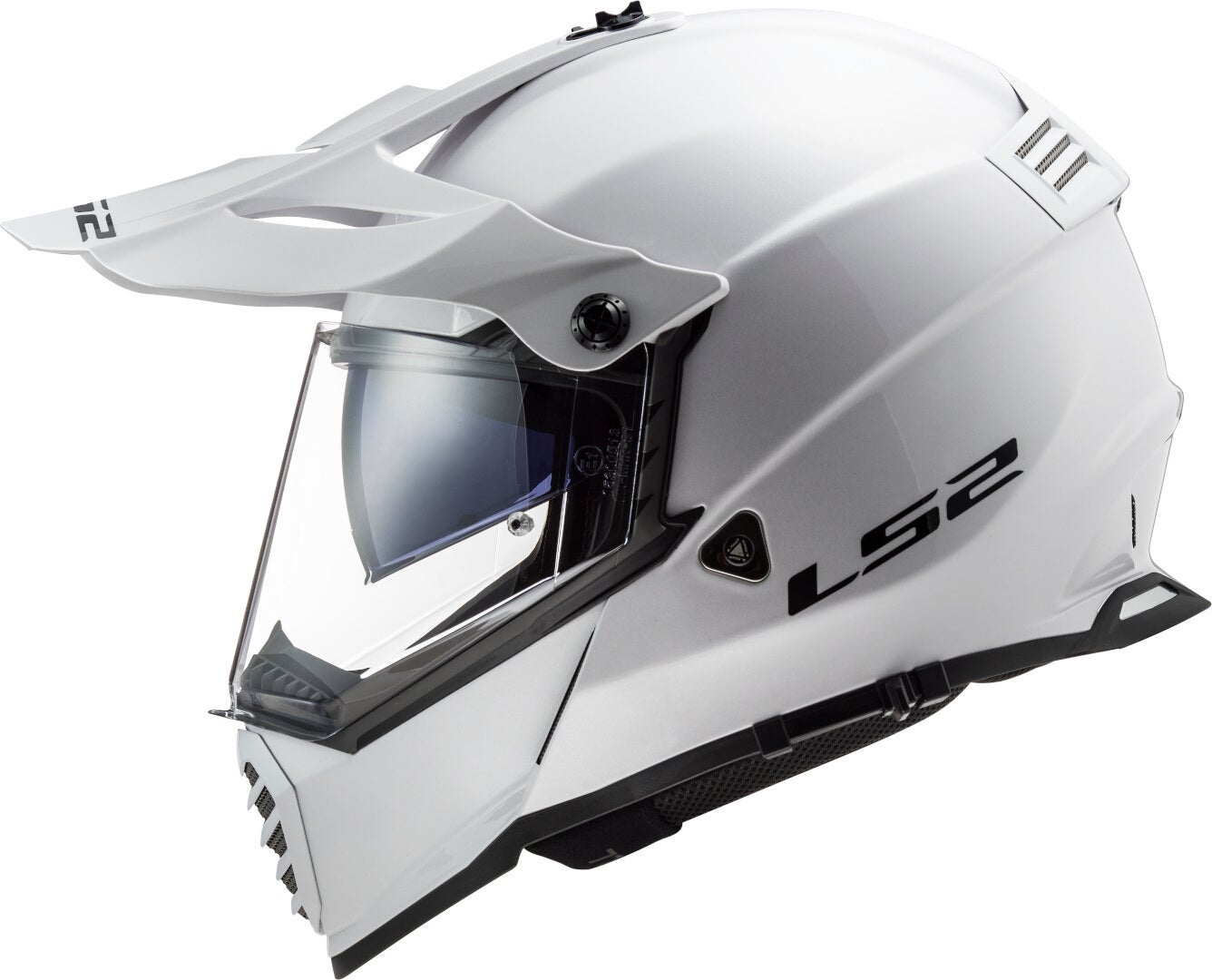 LS2 MX436 Pioneer Evo Casco Motocross Bianco M (57/58) Figura 4