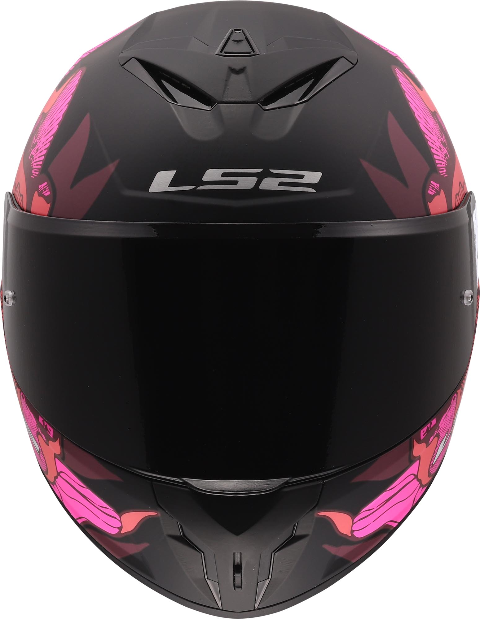 LS2 FF820 Rapid III Poppies Casque noir/rose L (59/60) Figure 4