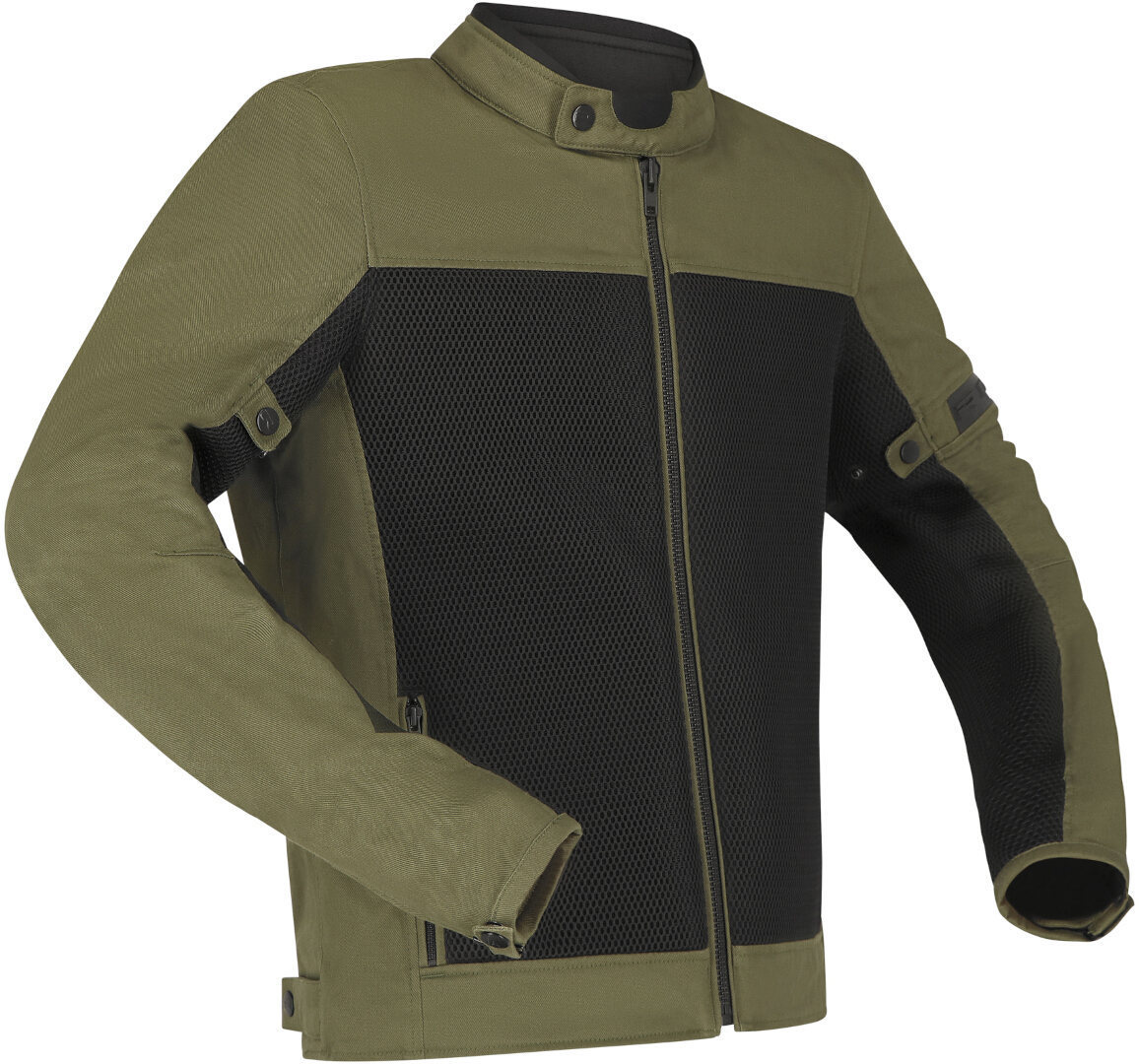 Richa Toulon Mesh Motorcycle Textile Jacket olive green/black L Figure 1