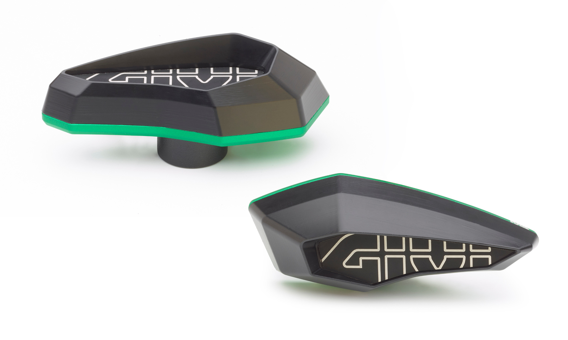 GIVI Sturzpad aus Fiberglas verstärktem Polymer aus eloxiertem Aluminium, grün Figur 1