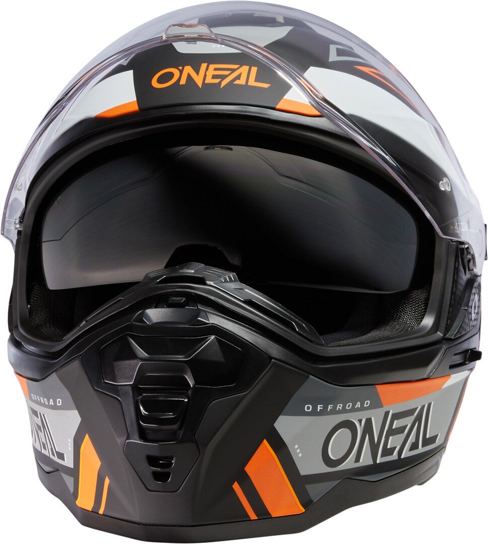 Oneal DSeries Square Motocross hjelm sort mat/orange XL (61/62) Figur 5