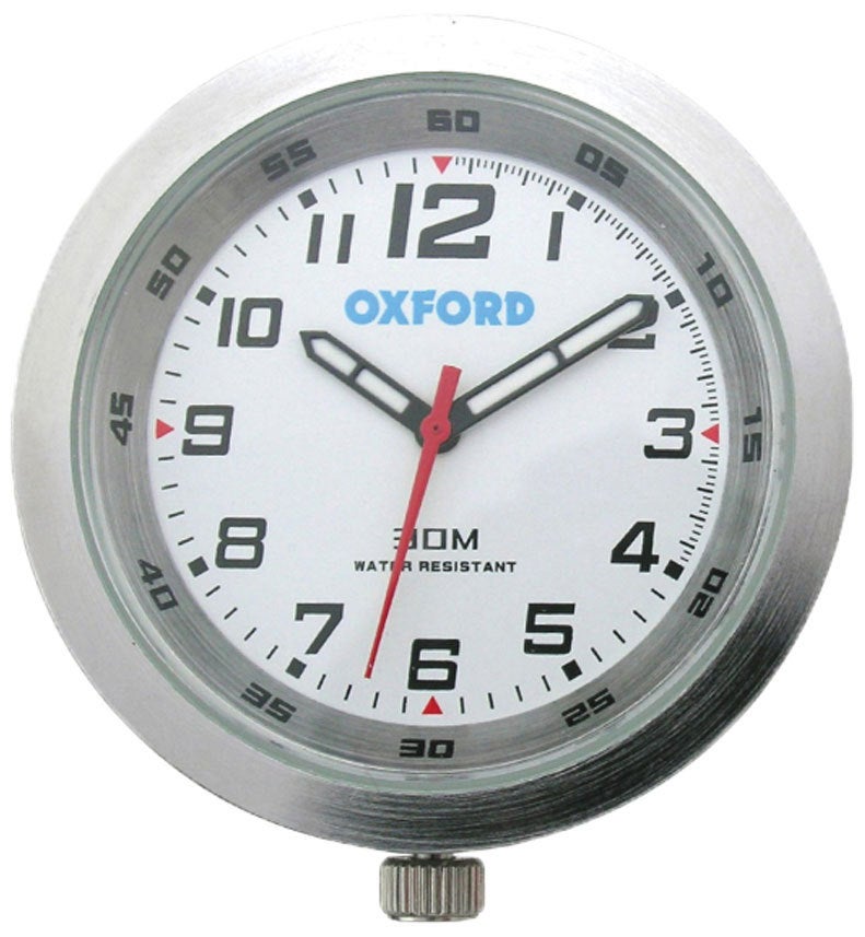 Oxford Analoge 摩托車時鐘 银牌 图1