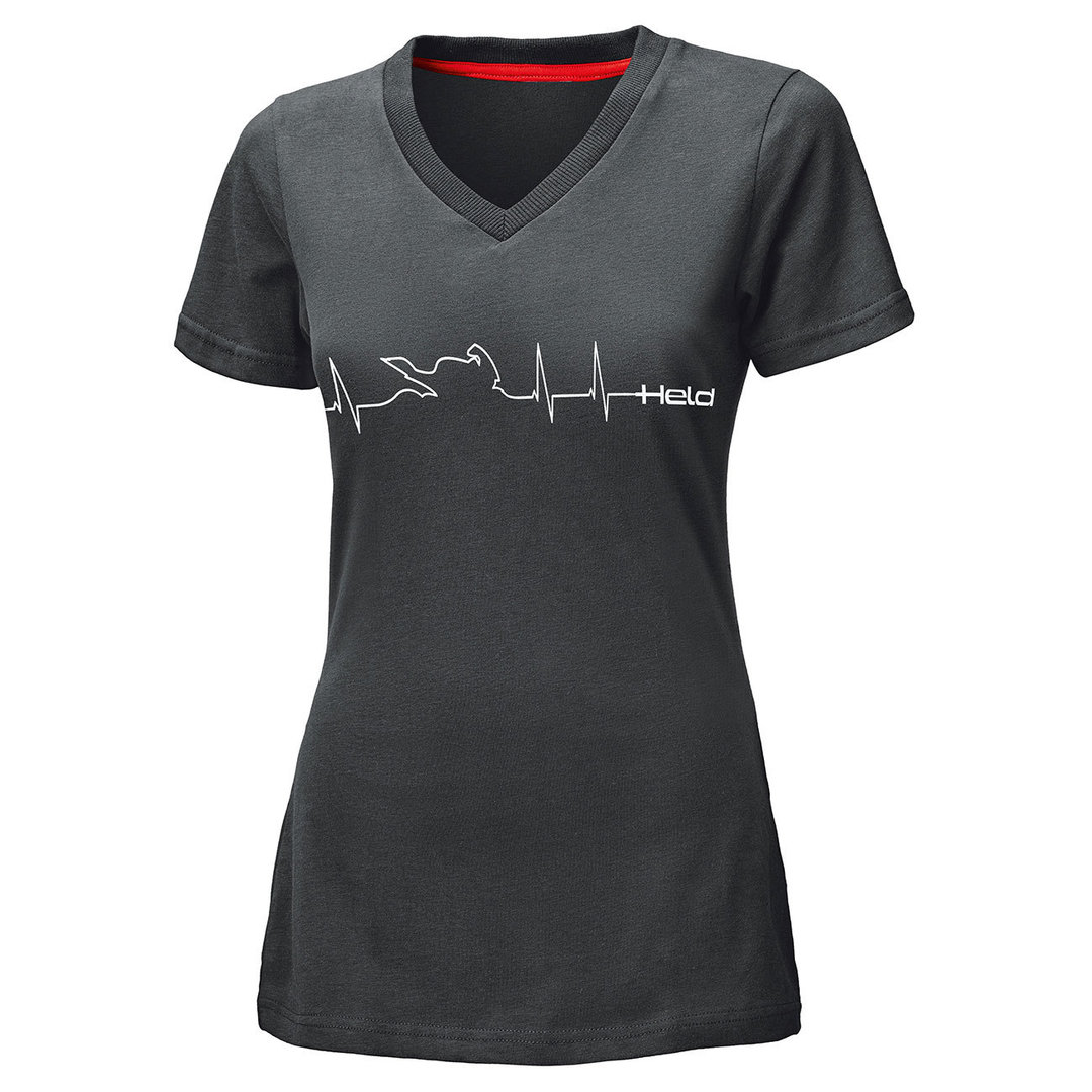 Held Be Heroic Tricou pentru femei Gri închis XS Figura 1