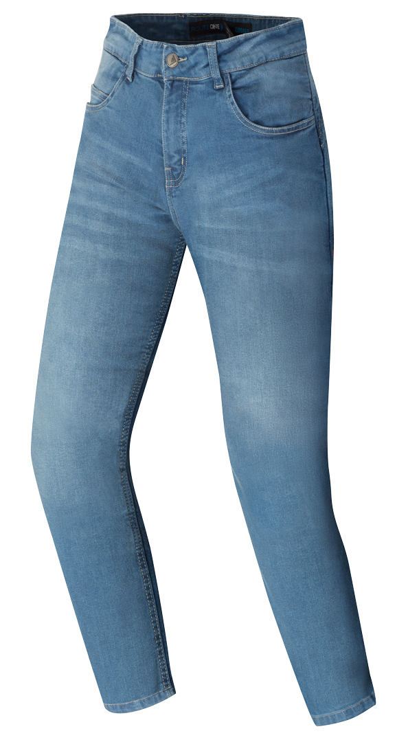 Merlin Cooper Aramide Motorcykel Jeans lyseblå 36/32 Figur 1