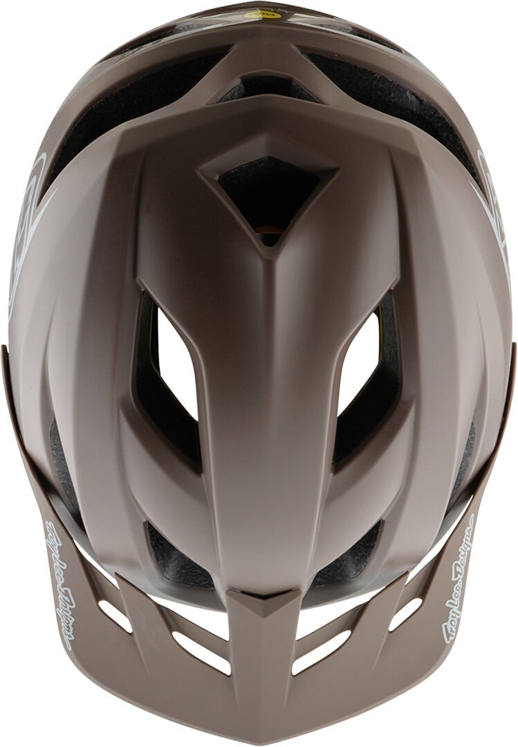 Troy Lee Designs Mips Flowline Point Capacete de Bicicleta Juvenil marrom mate 48-53 cm Figura 3