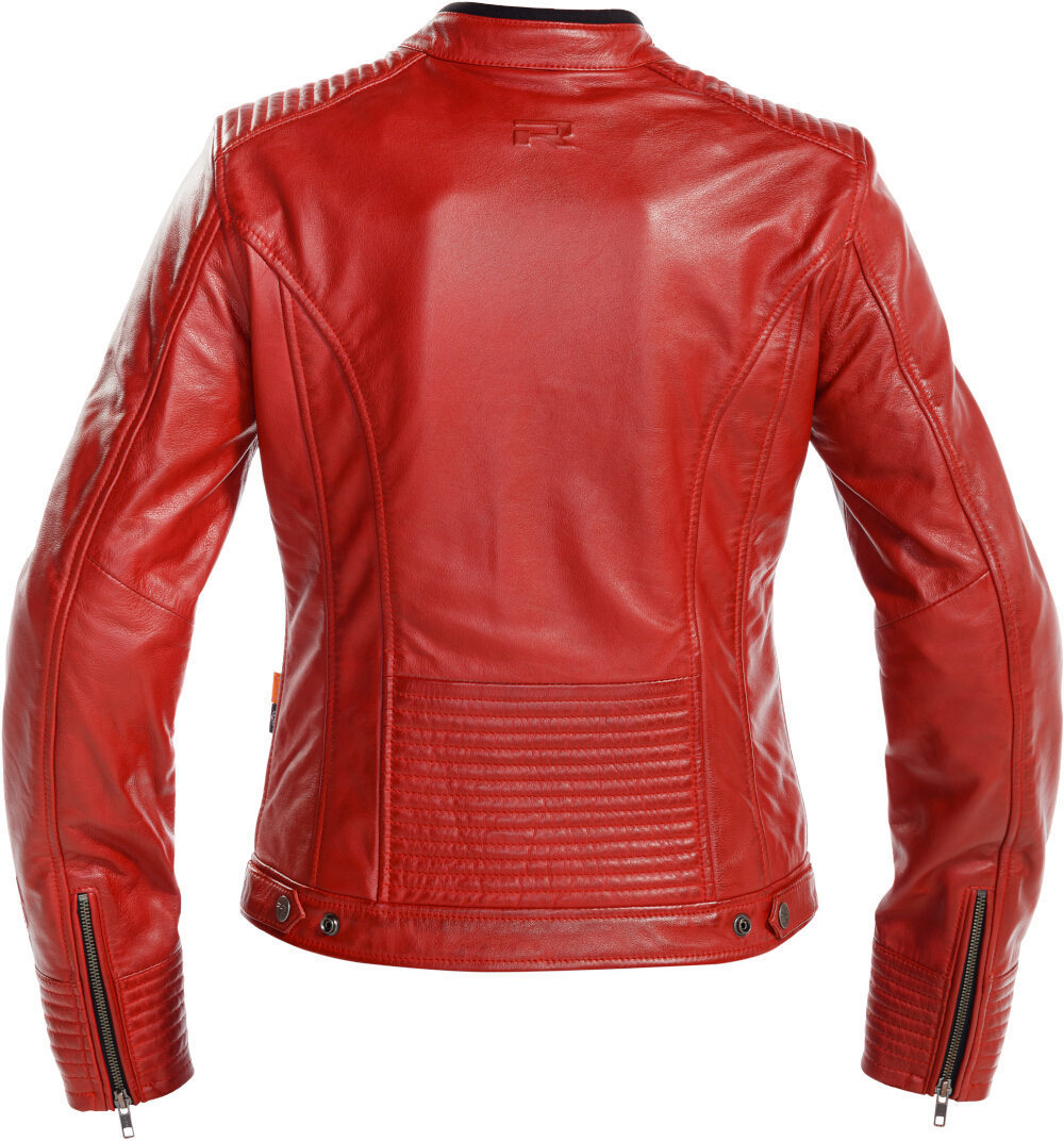 Richa Scarlett Dames motorfiets lederen jas Rood 50 Figuur 2
