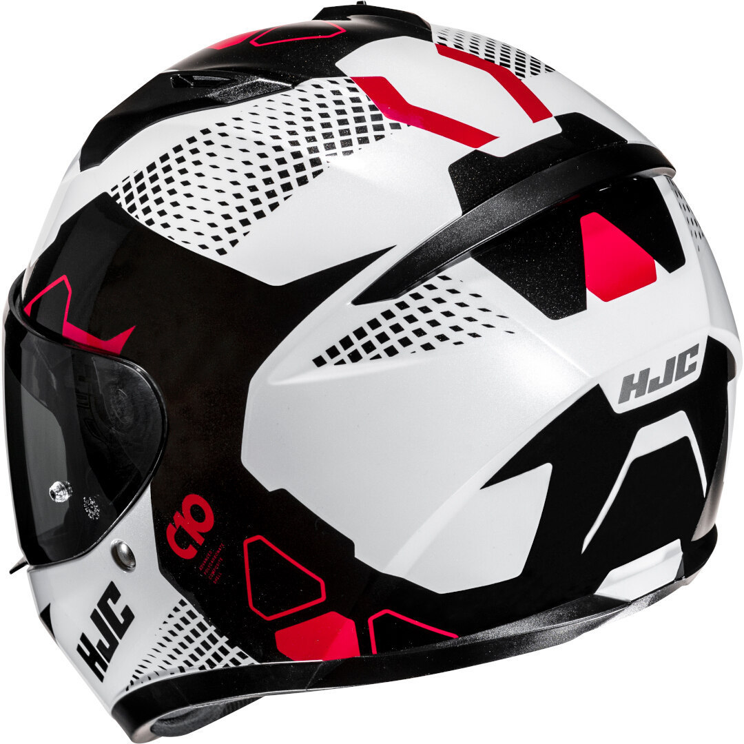 HJC C10 Aspa Casco Negro/Blanco/Rojo XL (60/61) Figura 3