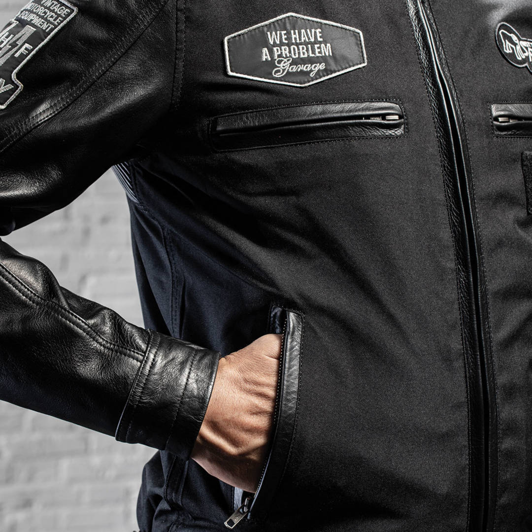 HolyFreedom Zero TL motorcycle leather/textile jacket S Figure 8