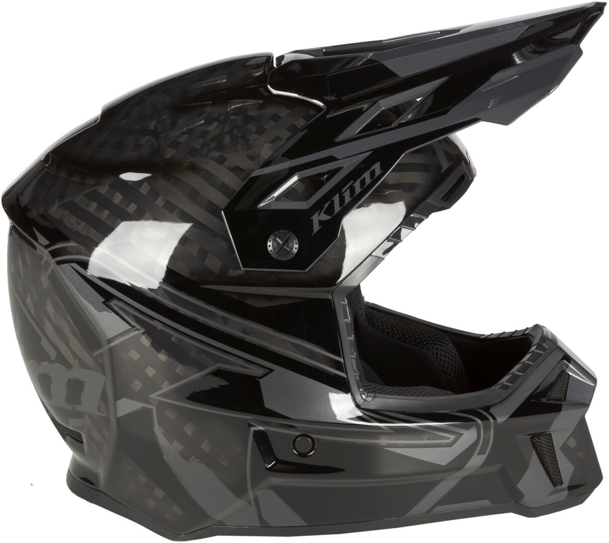 Klim F3 Carbon Pro Ascent Cască de snowmobil Negru/gri L (58/59) Figura 6