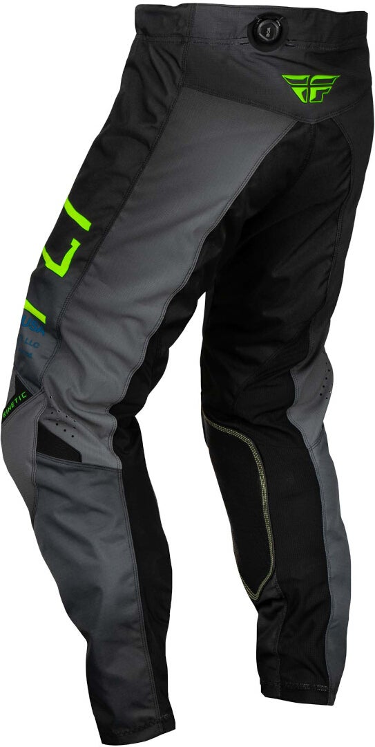 Fly Racing Kinetic Prodigy 2024 Motocross bukser til børn sort/grøn 26 Figur 4