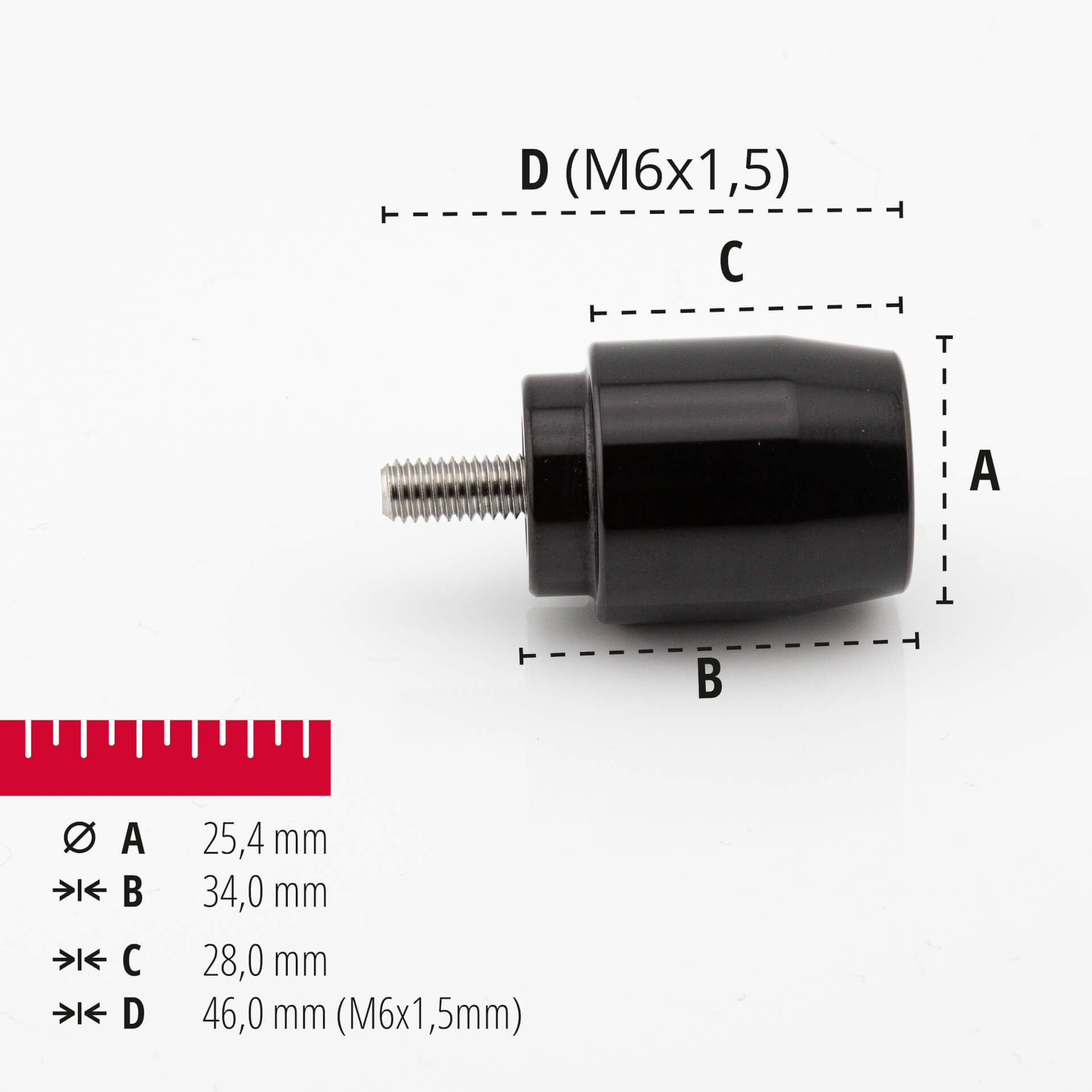 HIGHSIDER Lenkergewichte für YAMAHA M6 Figura 3