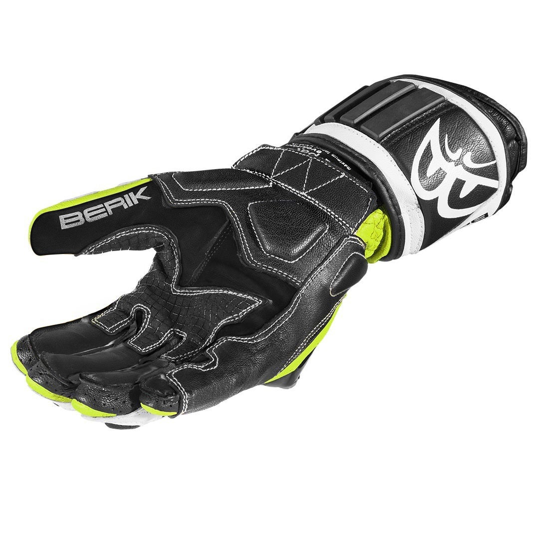 Berik Segullo Motorcycle Gloves yellow/white M Figure 3