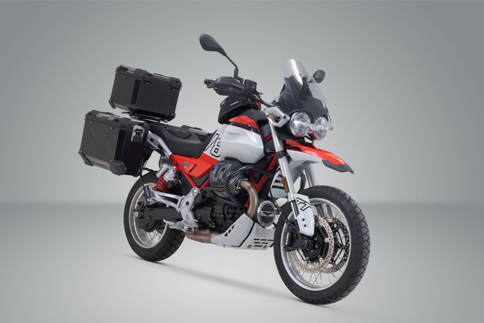 Setul SW-Motech Adventure Protection - Moto Guzzi V85 TT / Strada (24-). Figura 1