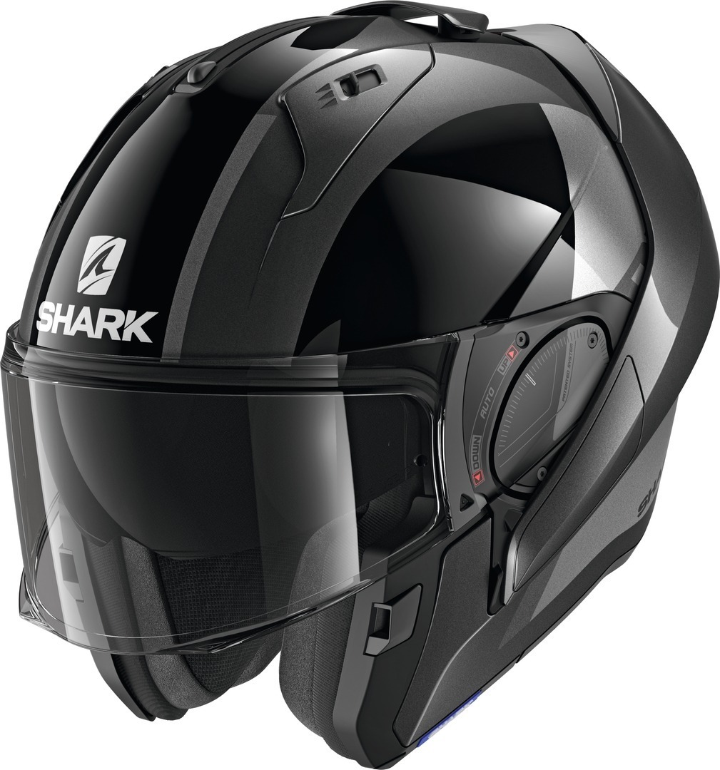 Shark Evo-ES Endless Klapphelm schwarz/grau M (57/58) Abbildung 4