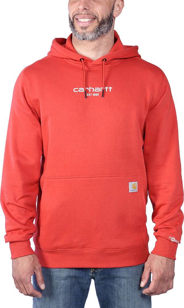 Carhartt Lightweight Logo Graphic Felpa rosso M Figura 3