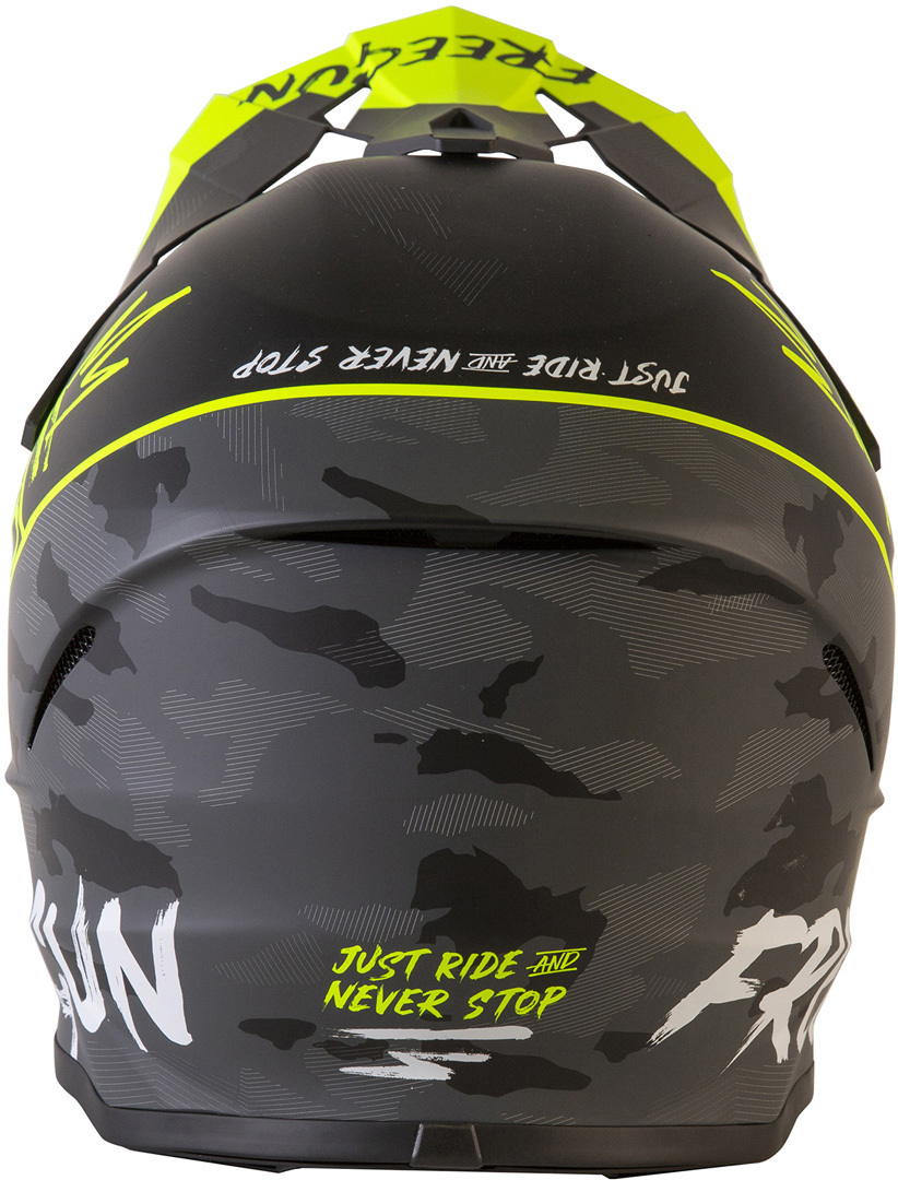 Freegun XP4 Camo Cască de motocross Galben neon XS (53/54) Figura 3