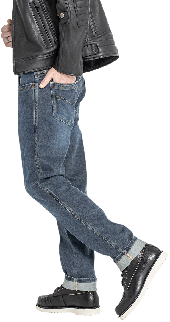 John Doe Taylor Mono Jeans da moto blu 33 L30 Figura 5