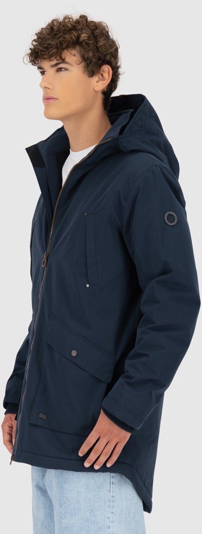 Alife And Kickin RonAK A Parka Parka bleu foncé XL Figure 3