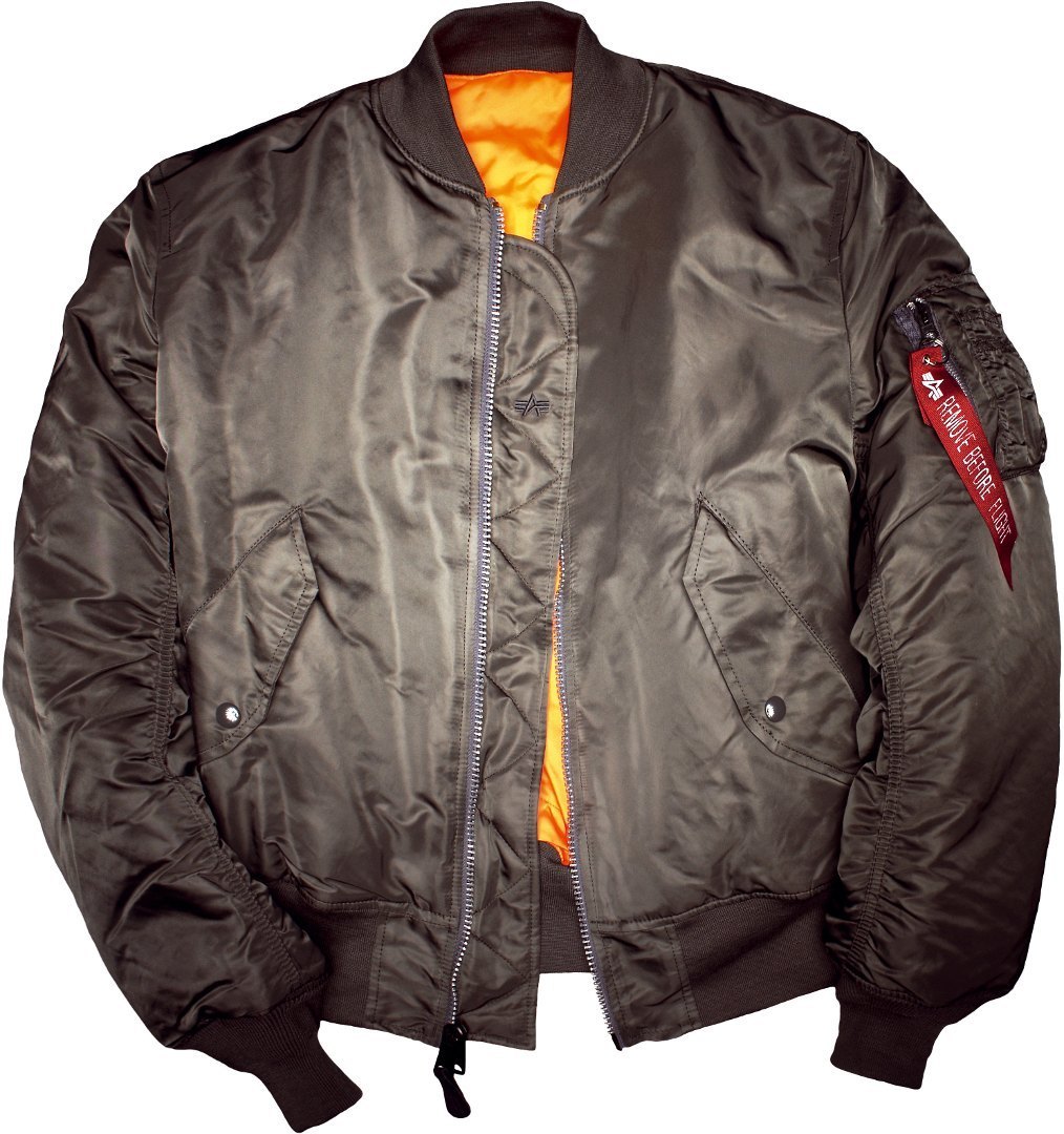 Alpha Industries MA-1 Jacke grau M Abbildung 1