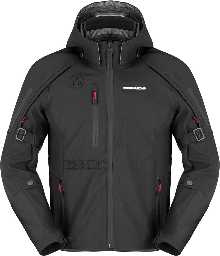 Spidi Mission-V H2Out waterproof Motorcycle Textile Jacket black M Figure 1