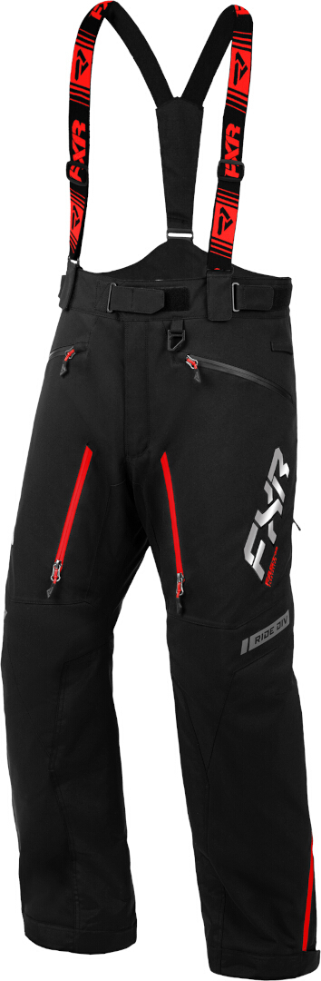 FXR Mission FX Snowmobile Pants black/red L Figure 1