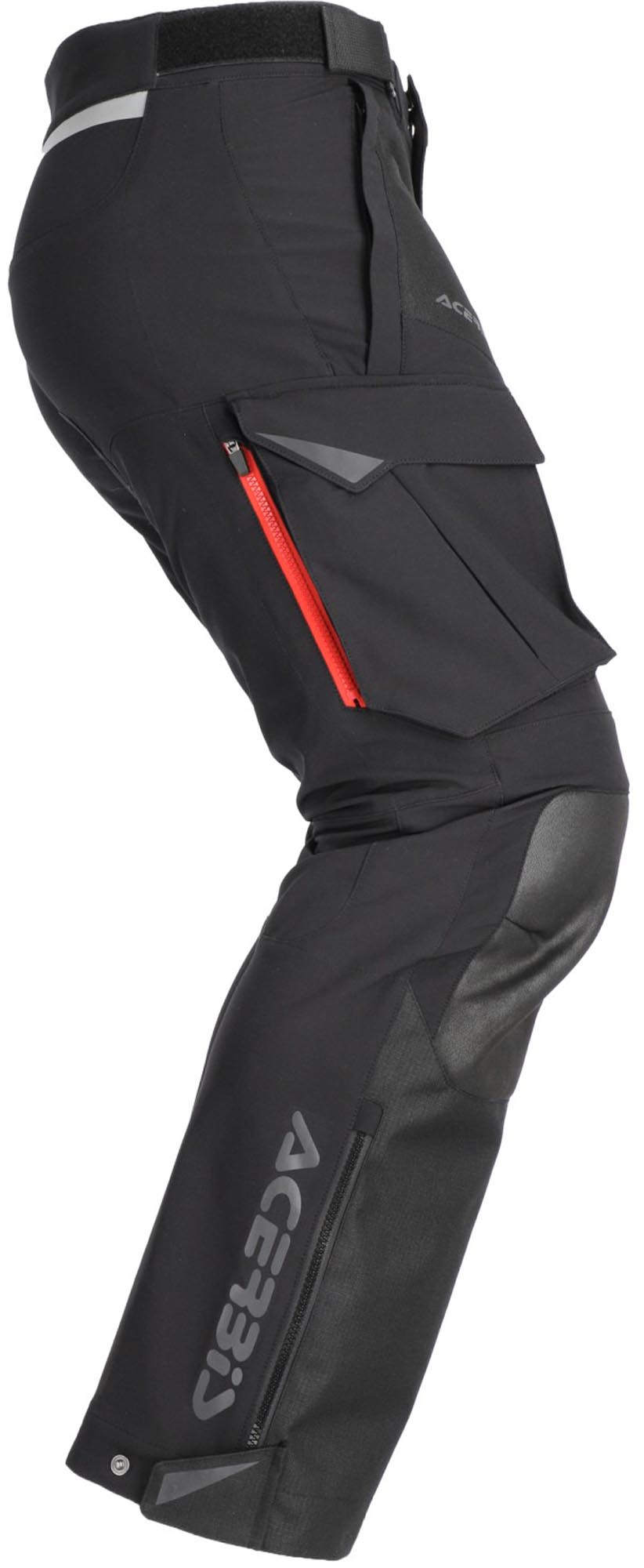 Acerbis Rally Pro Motorfiets Textiel Broek Zwart 36 Figuur 3