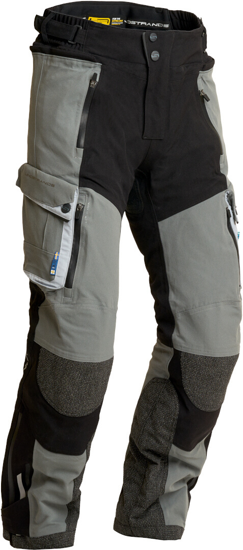 Lindstrands Sunne waterproof Motorcycle Textile Pants grey/black 54 L32 Figure 1
