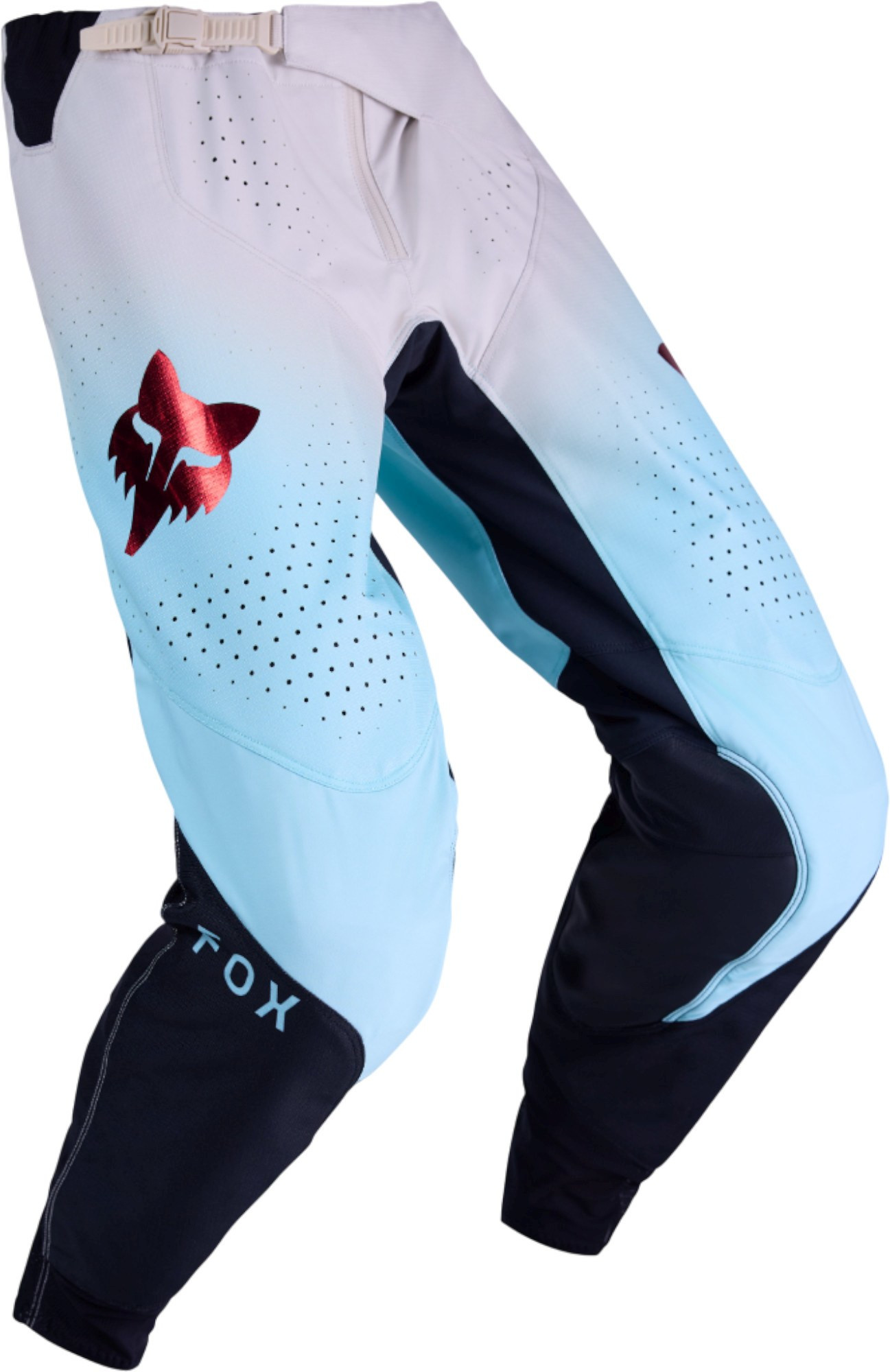 FOX 360 Drip Motorcross broek zwart/blauw 36 Figuur 1