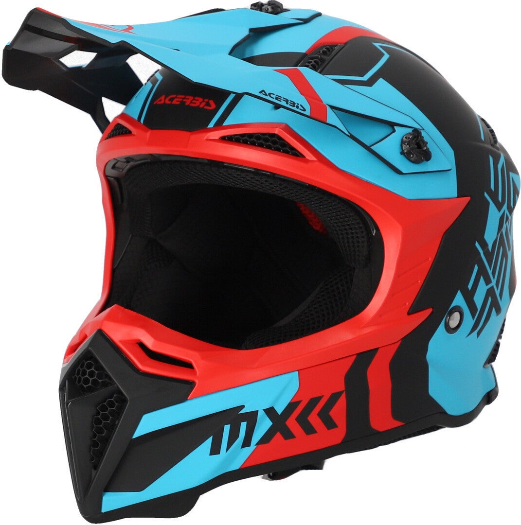 Acerbis Profile 5 Casco Motocross rosso/blu M (57/58) Figura 1