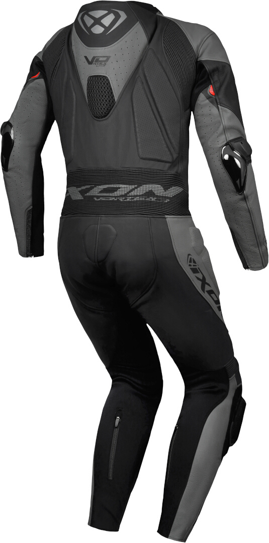 Ixon Vortex 3 Costum de piele de motocicletă într-o singură piesă Negru/gri L Figura 2