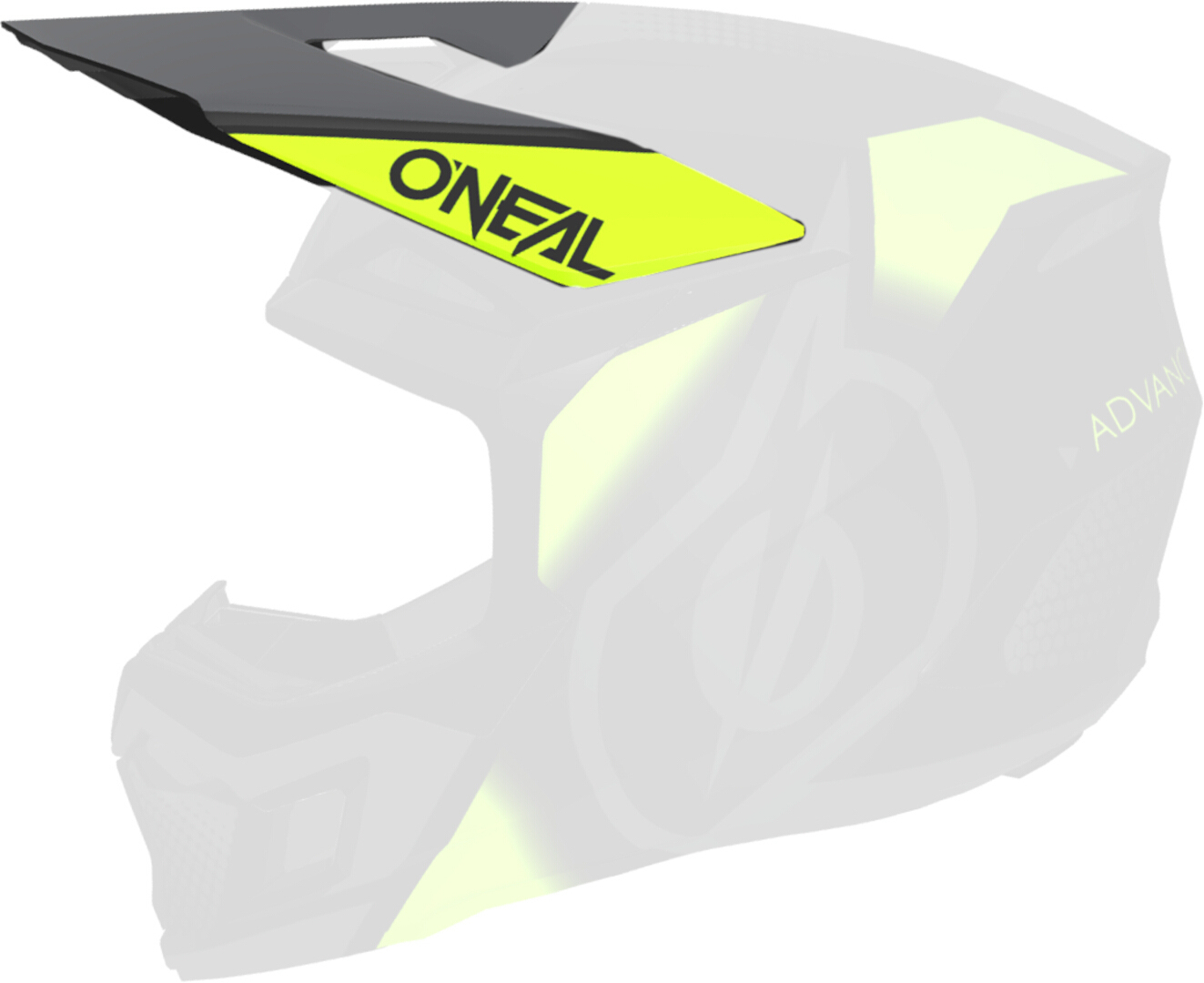 Oneal 3SRS Vision Cască de motocross negru/galben-neon M (57/58) Figura 2