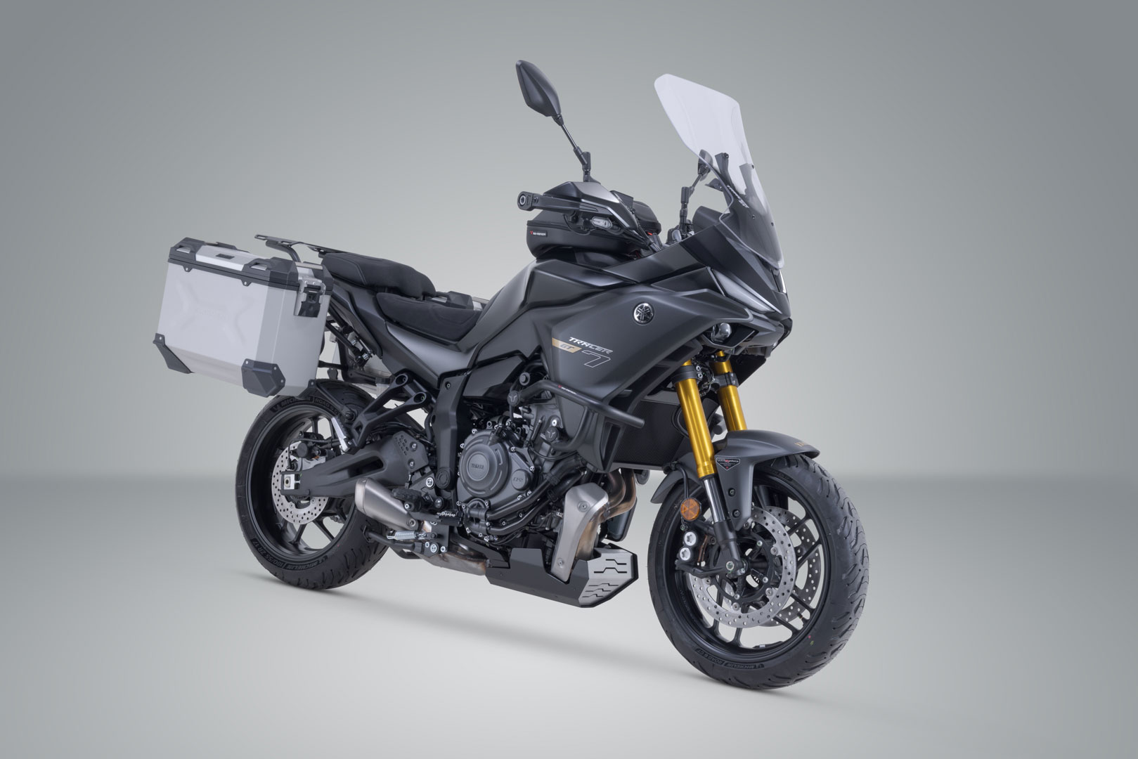 Sistem de carcasă din aluminiu SW-Motech TRAX ADV - Argintiu. 37/37 l. Yamaha Tracer 7 / GT (25-). Figura 2
