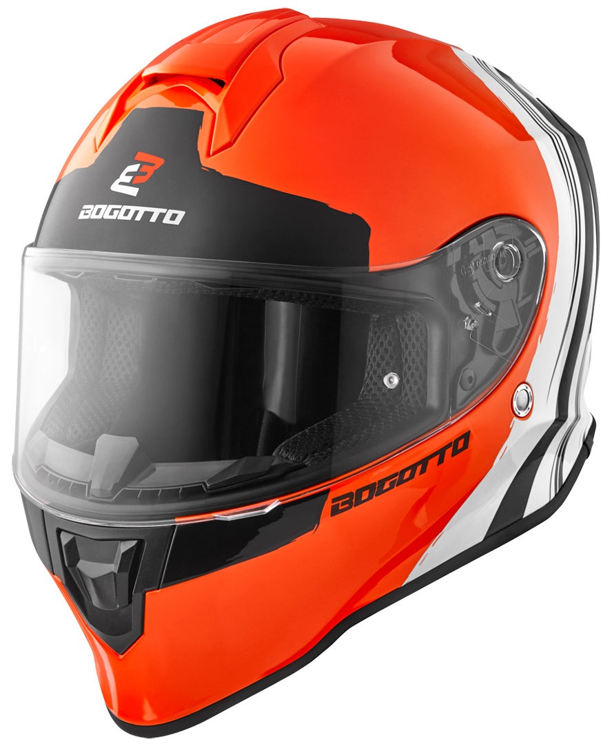 Bogotto V151 Wild-Ride Hjelm orange/sort/hvid L Figur 3