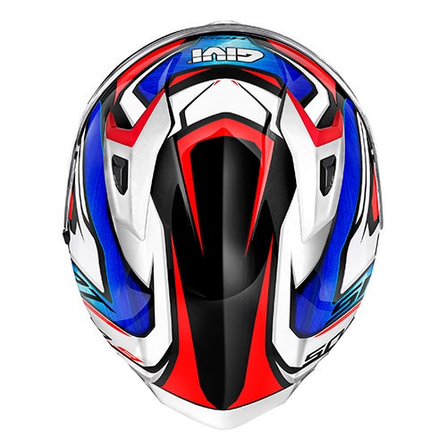GIVI 50.9 Sport Atomic Cască Alb/Albastru/Roșu S Figura 4