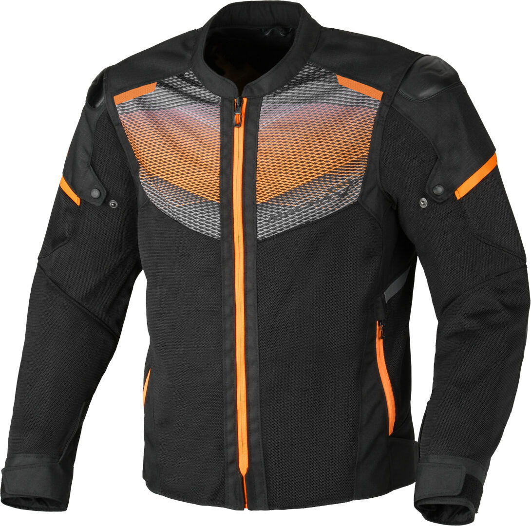 Macna Orcano 2.0 Motorcycle Textile Jacket black/orange M Figure 1