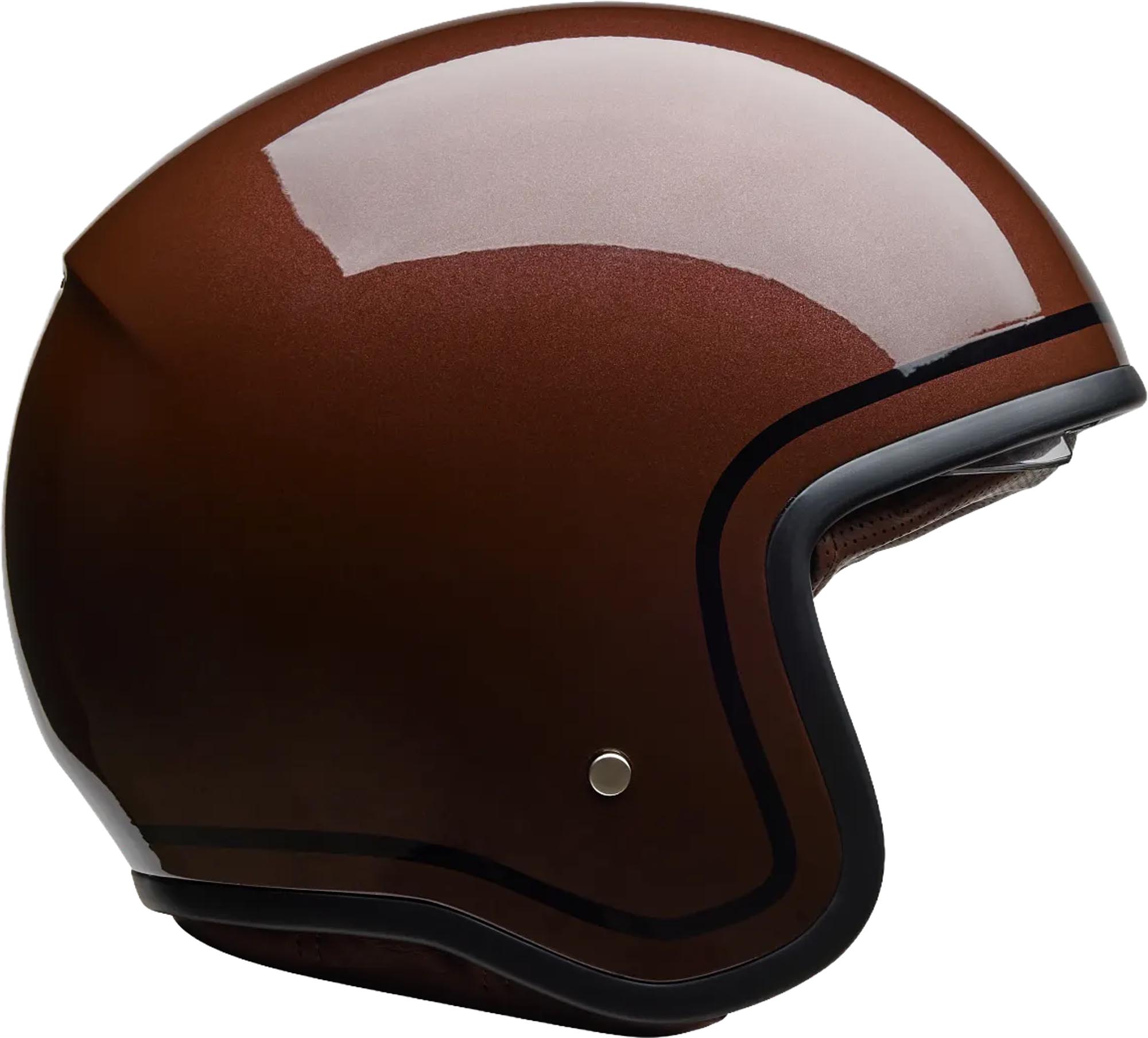 Bell TX501 Classic Gloss Jet čelada temno rjava S (55/56) Slika 2