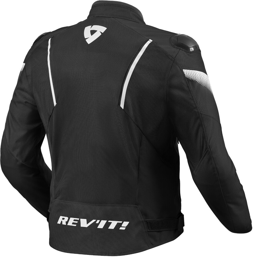 Revit Control Air H2O waterproof Motorcycle Textile Jacket black/white M Figure 2