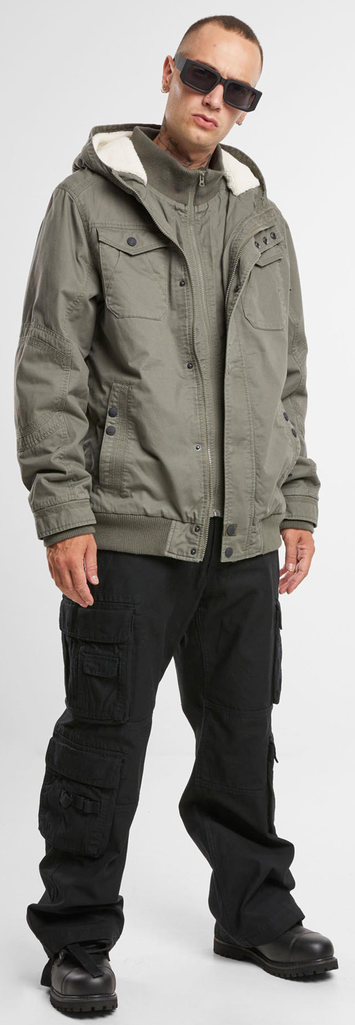 Brandit Meadow Chaqueta oliva M Figura 4