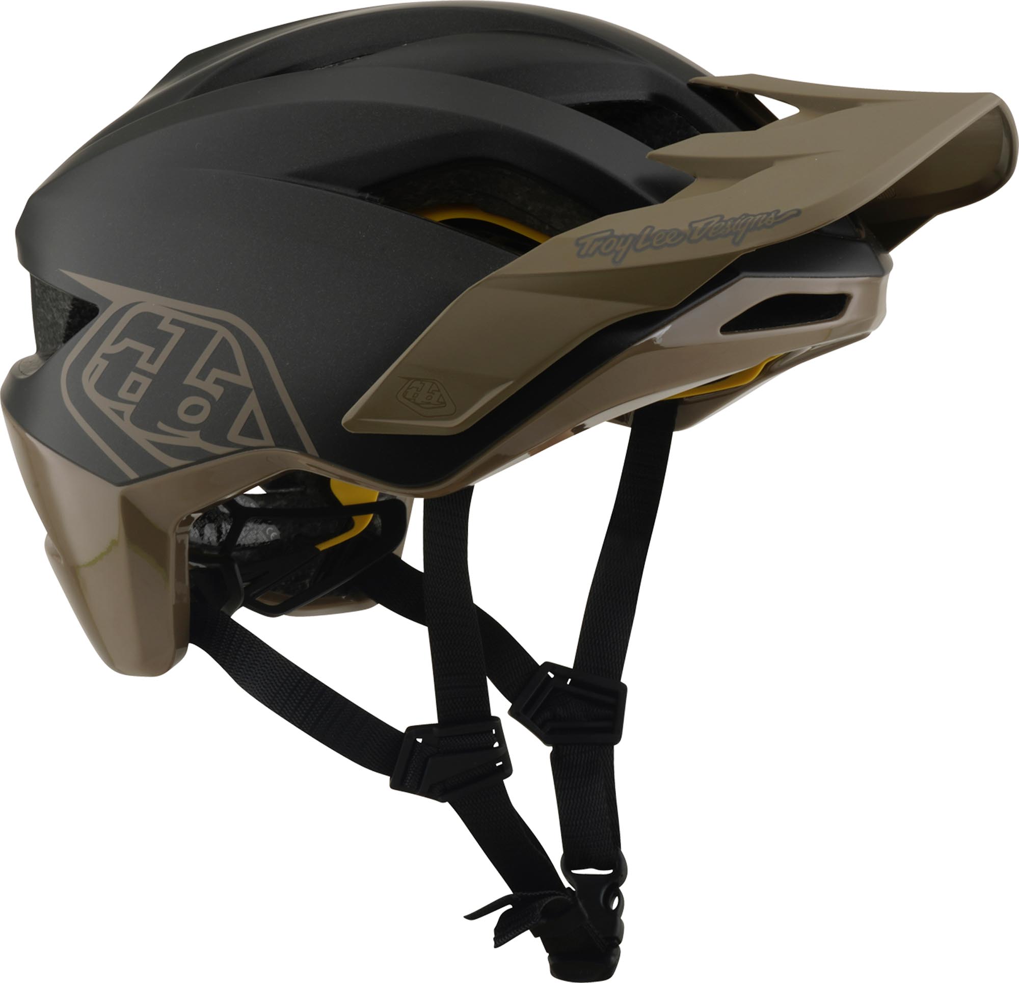 Side view of Troy Lee Designs Mips Flowline Point Bicycle Helmet