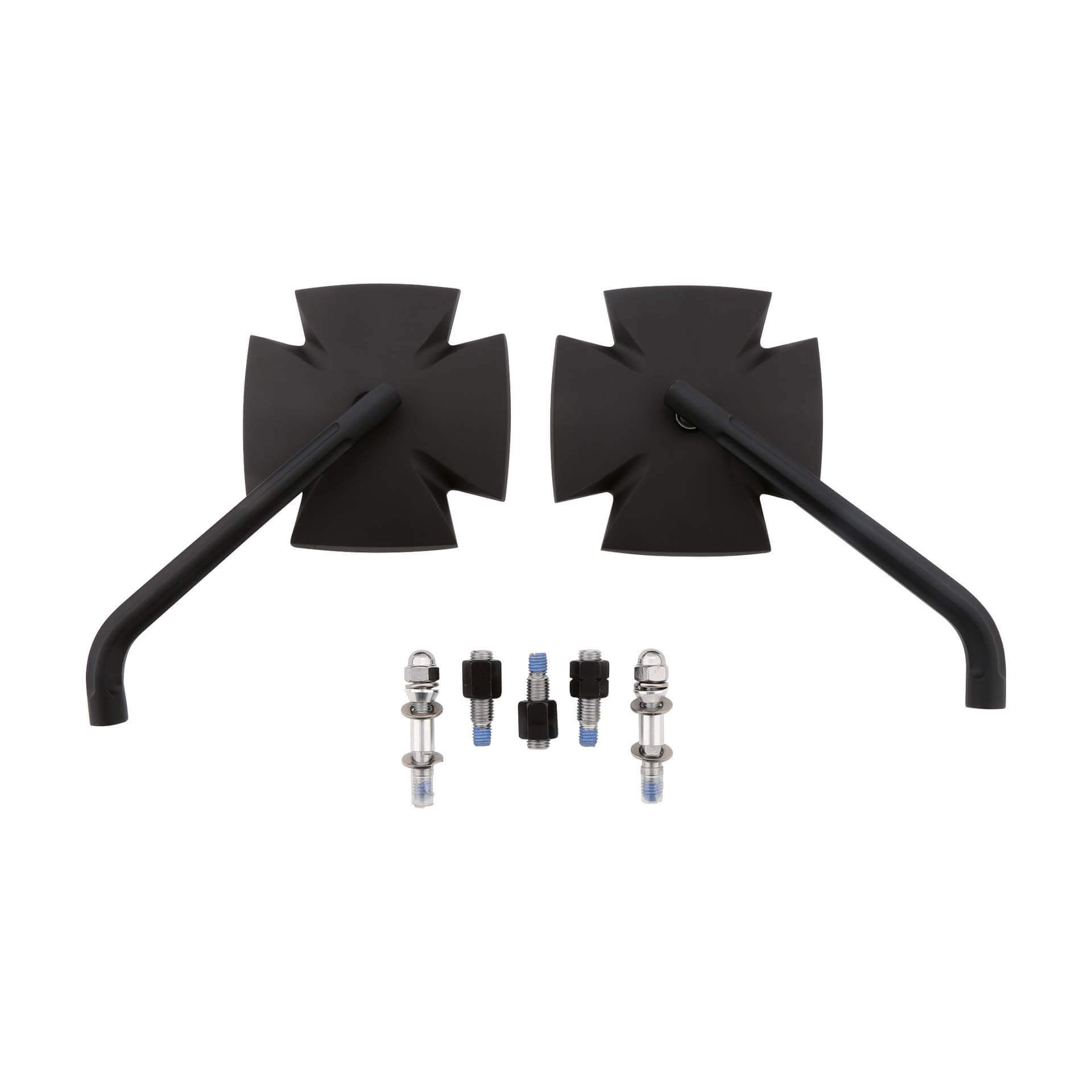 HIGHSIDER Spiegel IRON CROSS negru Figura 1