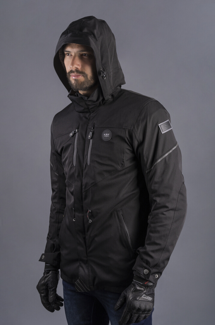 LS2 Rambla Evo Chaqueta textil de moto impermeable negro 5XL Figura 6