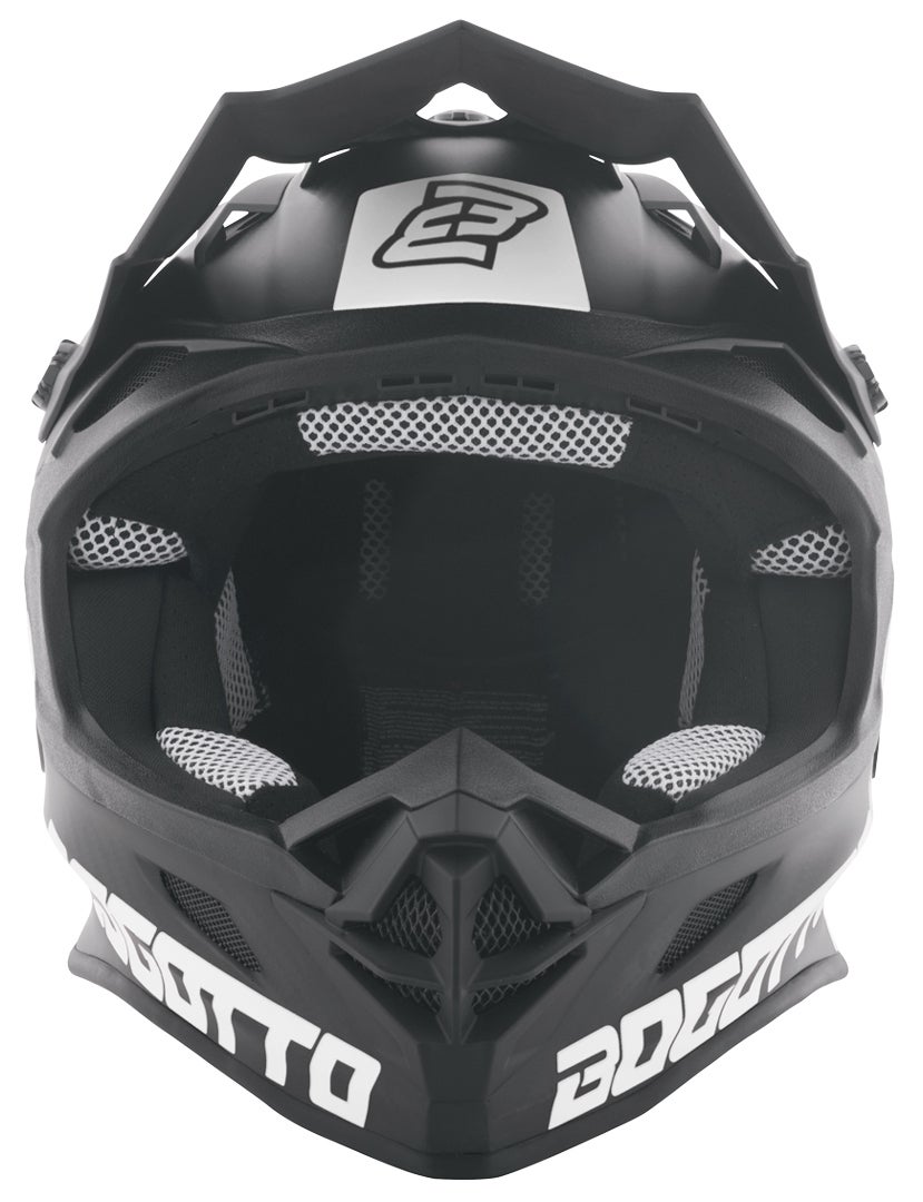 Bogotto V328 Xadrez Carbon Casco da motocross Bianco/nero M Figura 3