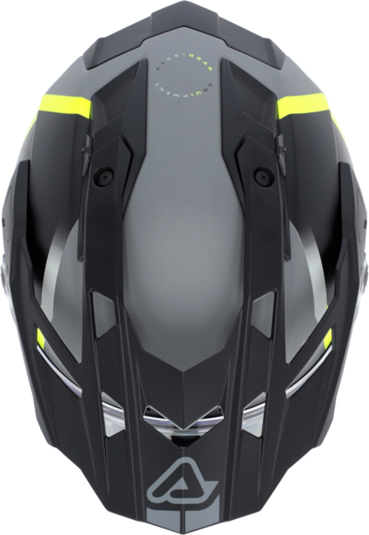 Acerbis Attack Graphic Cască Enduro Negru mat/galben M (57/58) Figura 5
