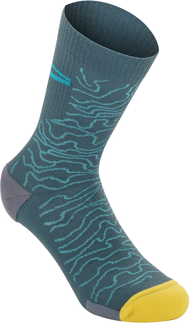 Alpinestars Drop 15 Chaussettes turquoise L Figure 1