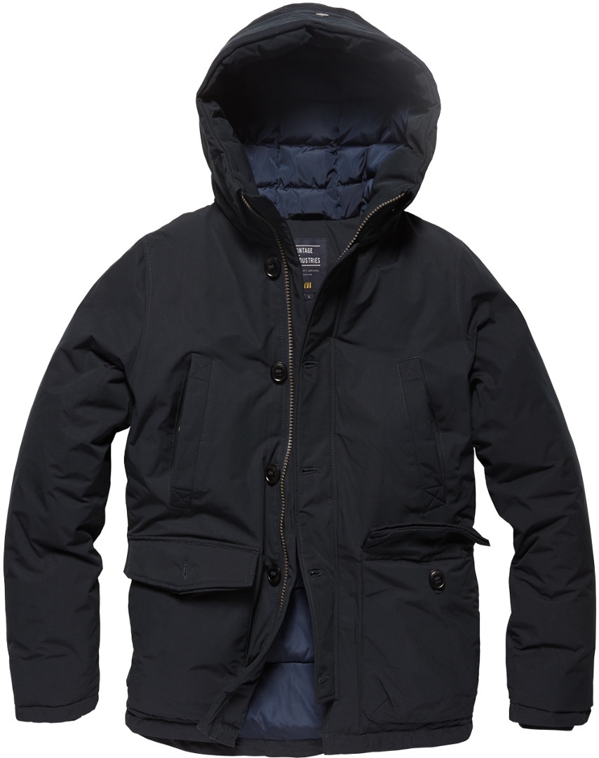 Vintage Industries Hawker Parka Blu navy M Figura 1