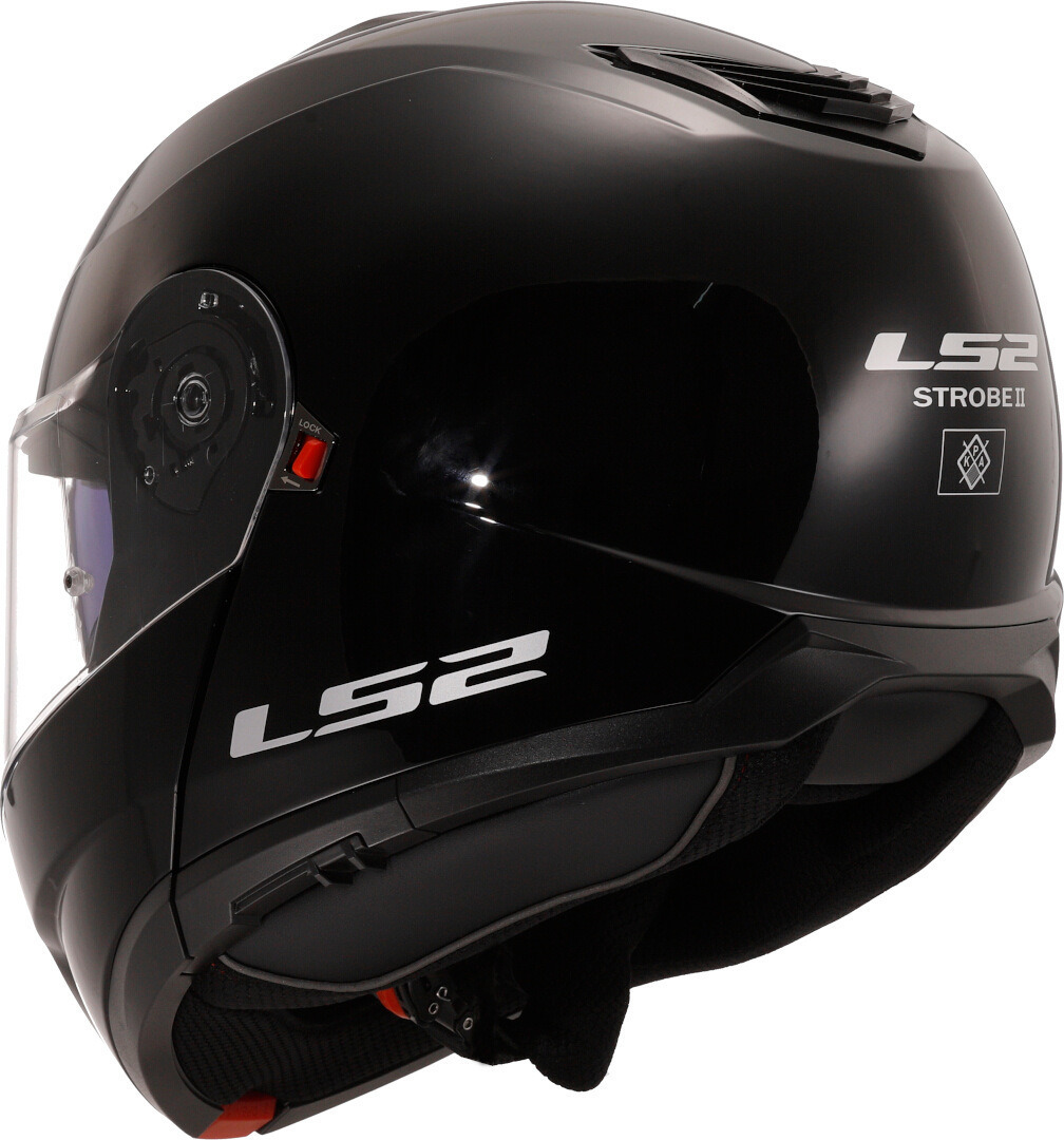 LS2 FF908 Strobe II Solid 頭盔 黑色 XXL（63/64） 图5