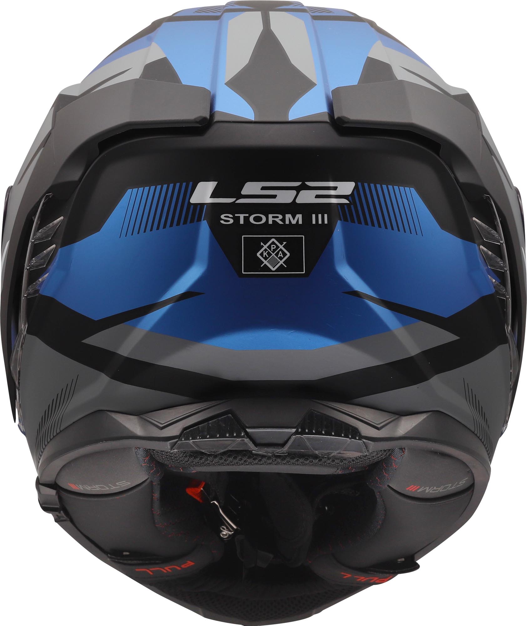 LS2 FF818 Storm III Komai Helmet black/blue M (57/58) Figure 4