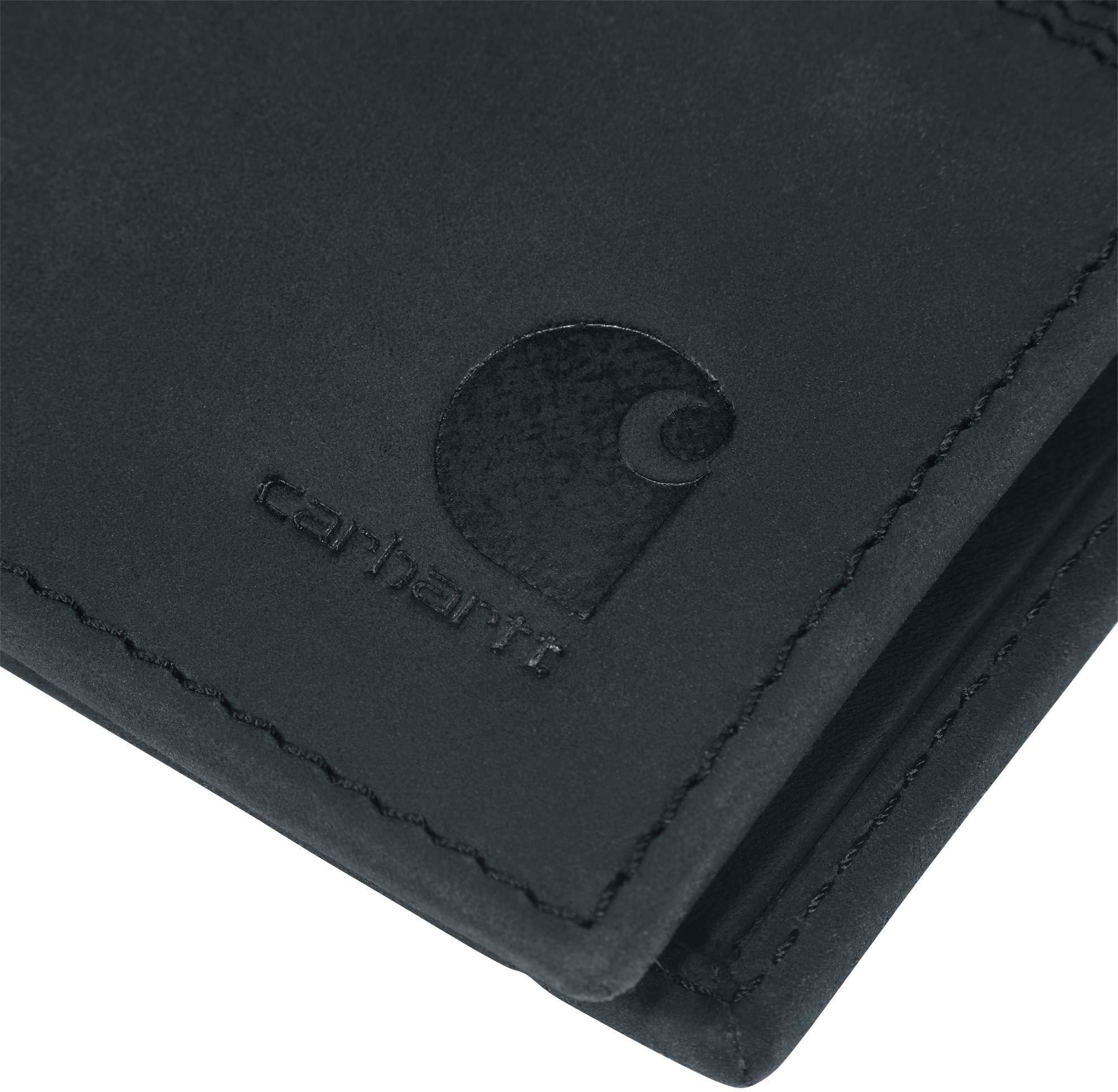 Carhartt Saddle Leather Bifold Logo Portofel negru Figura 7