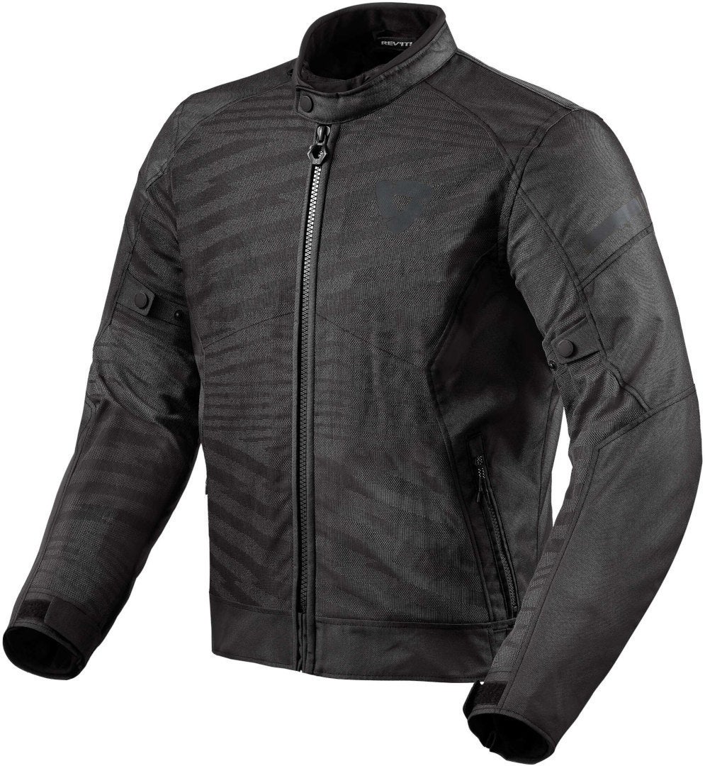 Revit Torque 2 H2O Motorrad Textiljacke schwarz L Abbildung 1